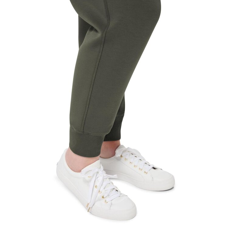 カークランドシグネチャー レディース アクティブ ジョガー ダークグリーン M