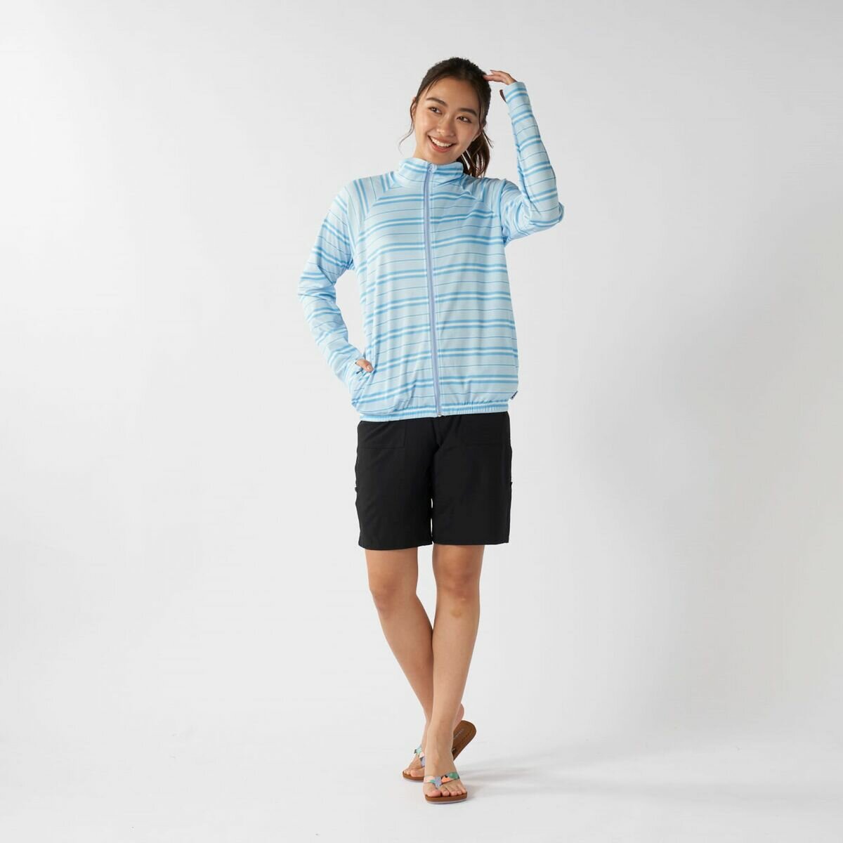 フィラ レディース 水着 4点セット サックス 13L