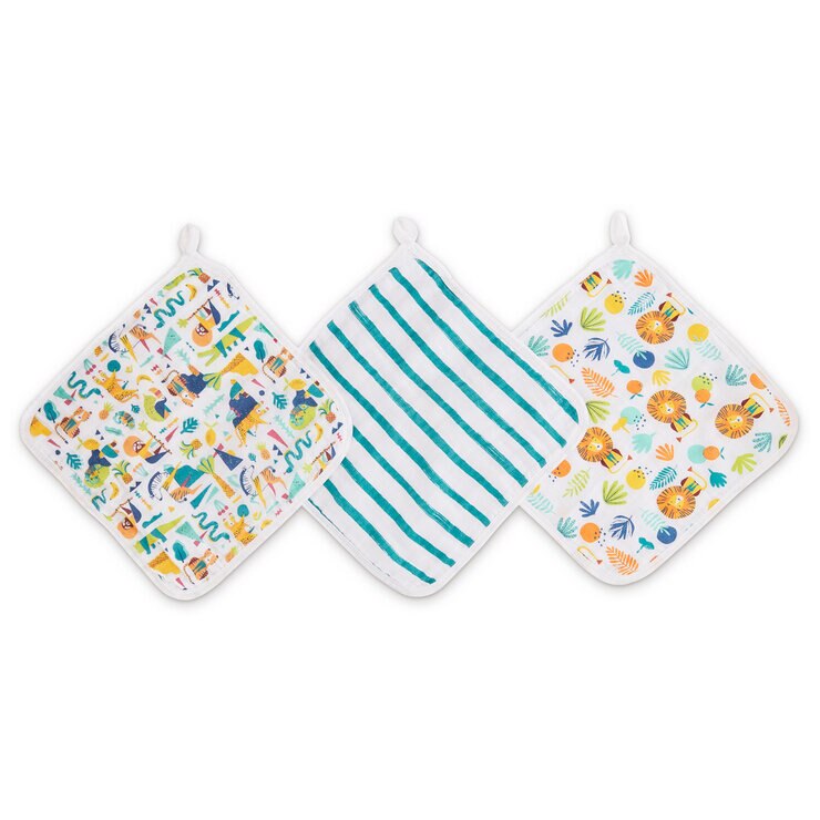 エイデン バイ エイデンアンドアネイ ウォッシュクロス 3パック ゴーイングバナナズ