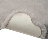 Mon Chateau フェイクファーラグ 60 x 177cm グレーソリッド