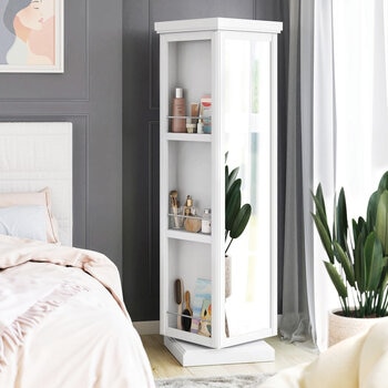 Tresanti 全身ミラー180度回転マルチ収納