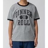 ビームスデザイン レディース リンガー半袖Tシャツ ディナーロール L ビームスデザイン レディース リンガー半袖Tシャツ ディナーロール L