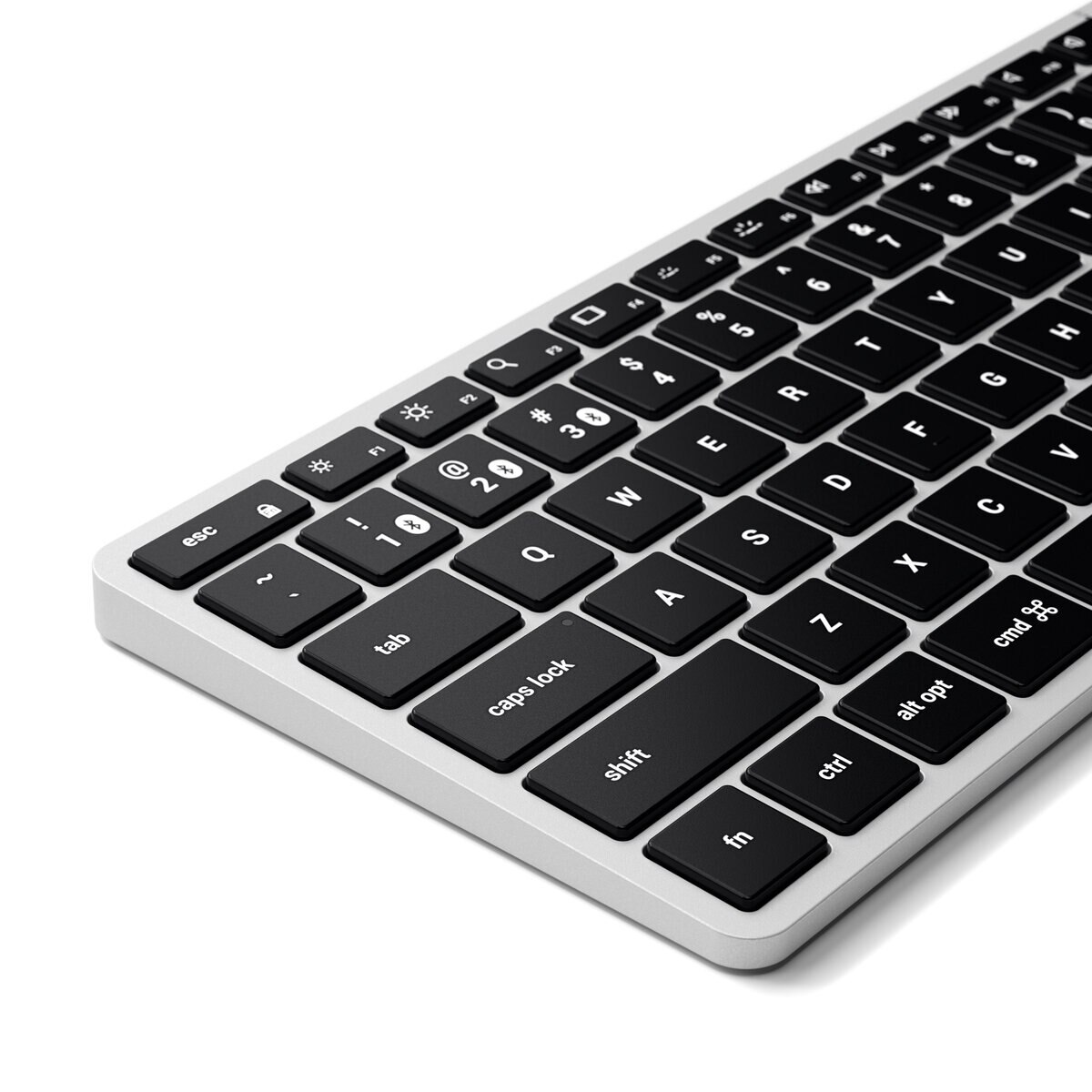 Satechi キーボード (iPadOS/iOS/Mac向け) 英語配列 テンキー無し シルバー