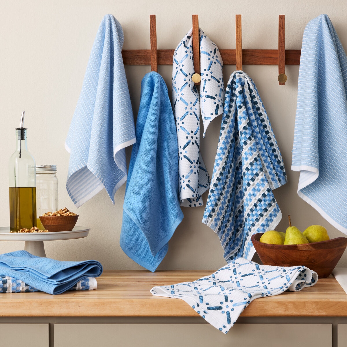 KITCHENAID キッチンタオル 43 x 71cm 8枚パック ブルーベルベット