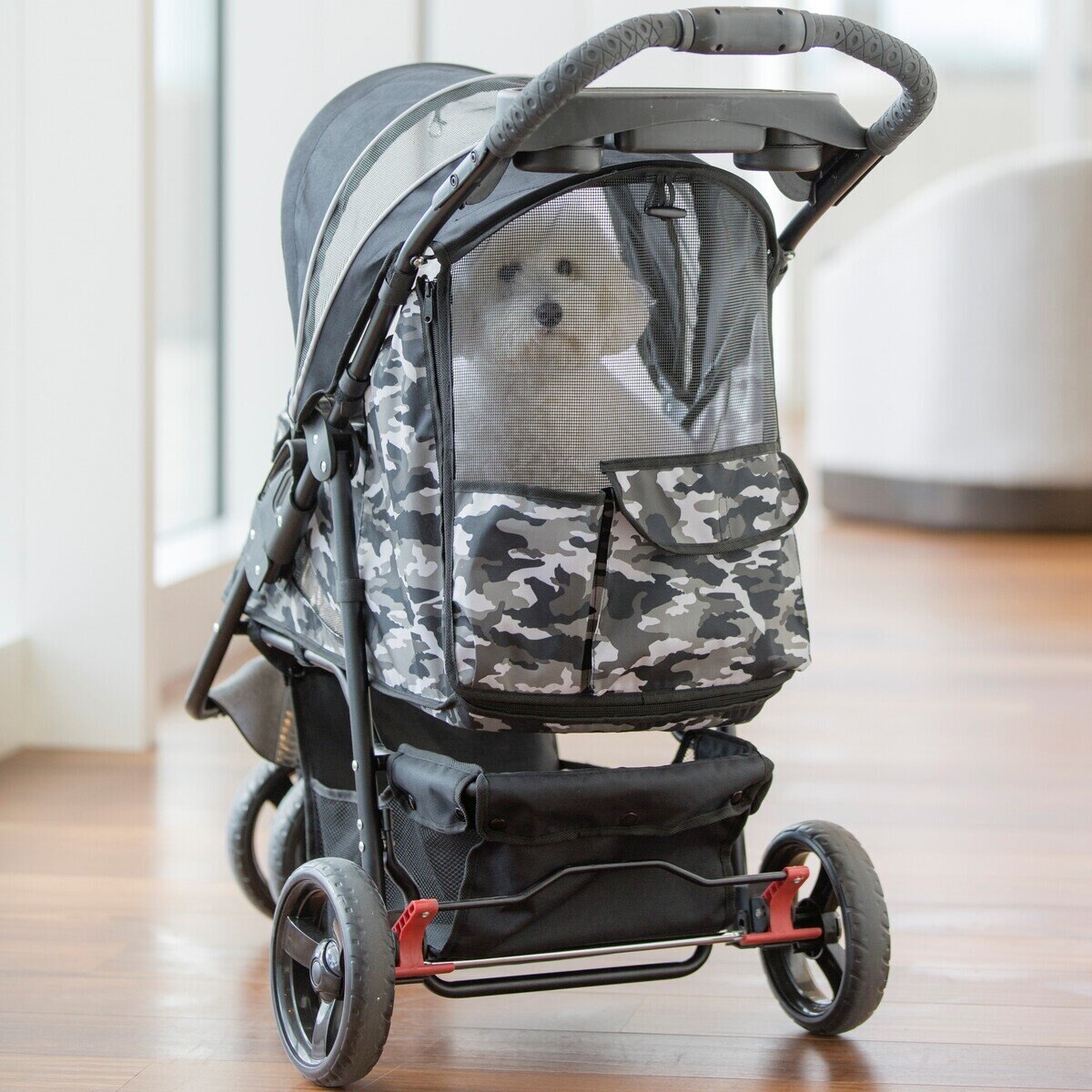 Petique ペティーク ペットカート ブラックカモーST01