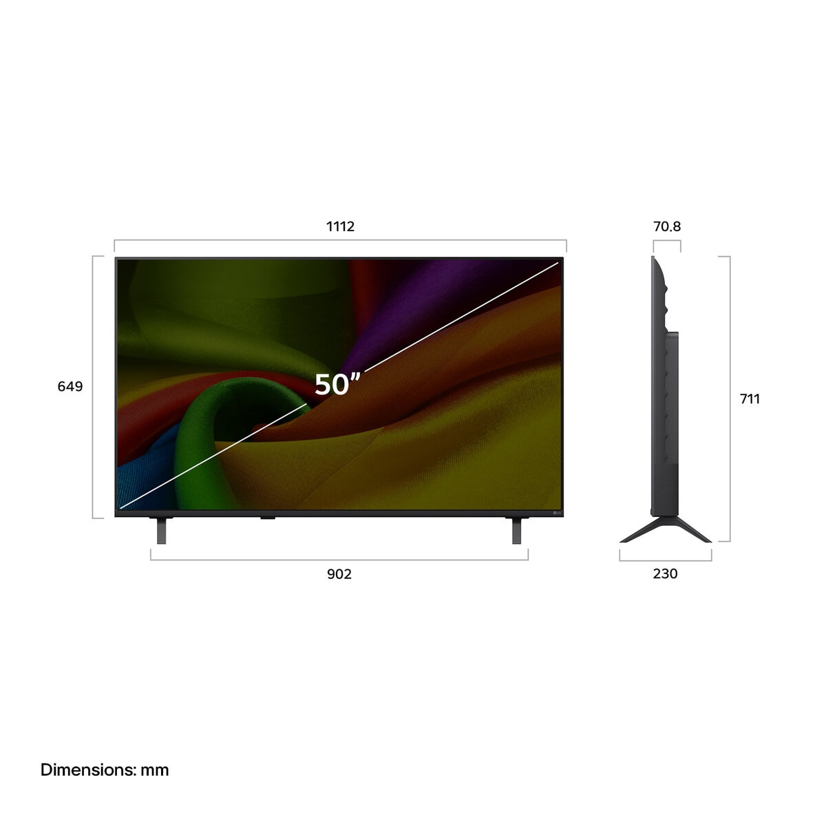 LG 50インチ 4K 液晶テレビ 50NU850BPJA