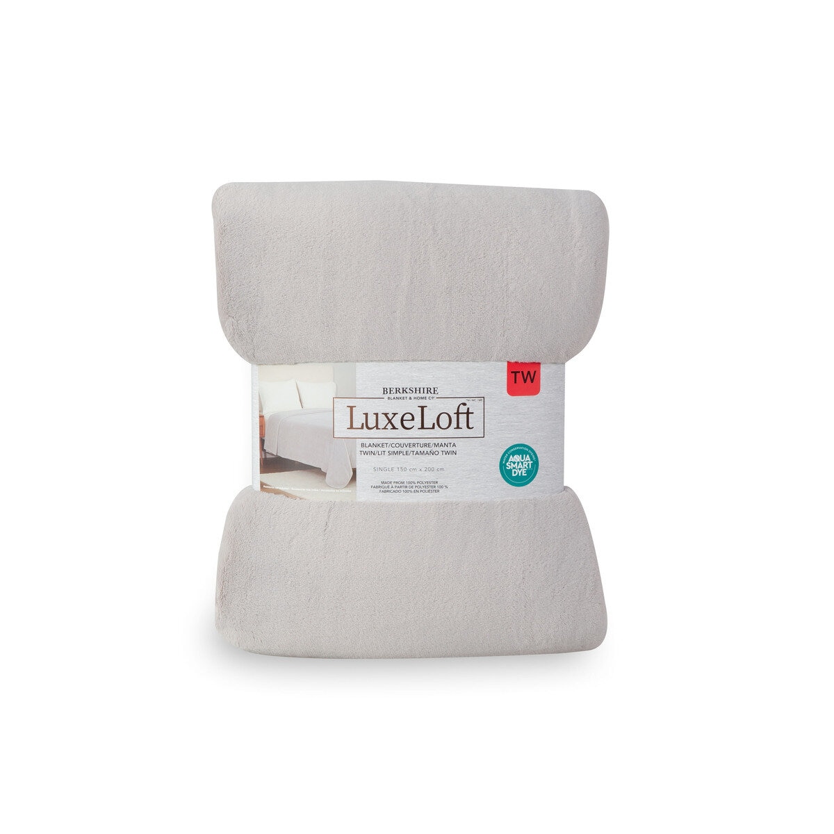 リュクスロフト ブランケット シングルサイズ 150 cmｘ200 cm ストーン
