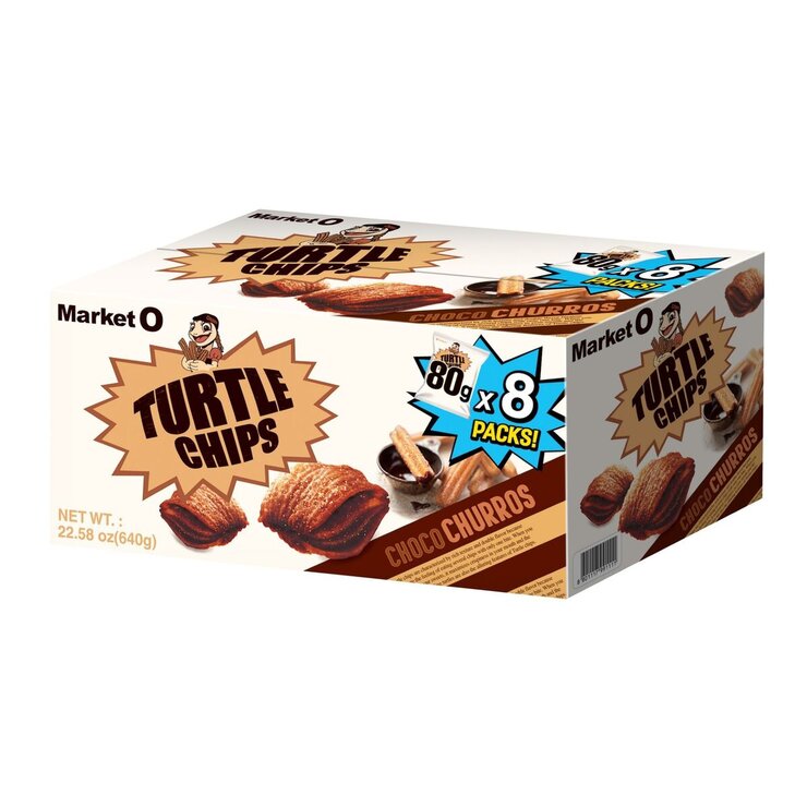 タートルチップチョコチュロス 80g × 8袋