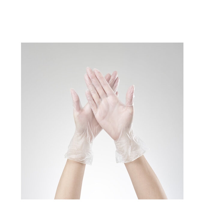 オカモト ビニール薄手袋100枚