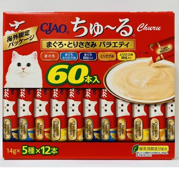 ちゅーる マグロ, トリササミ, バラエティー 60本