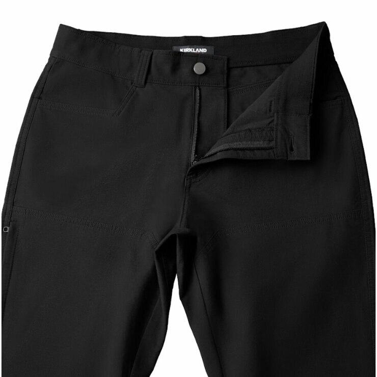 カークランドシグネチャー メンズ ストレッチテックパンツ ブラック ウエスト 30 股下 32