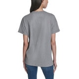 DKNY レディース 半袖 ロゴ Ｔシャツ ヘザー グレー M