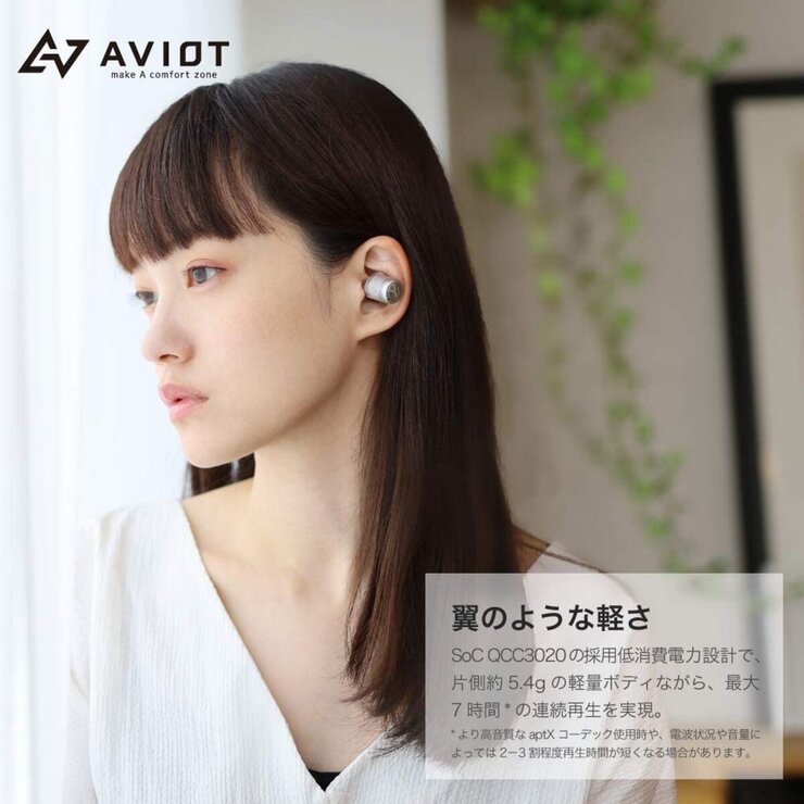 AVIOT 完全ワイヤレスイヤホン TE-BD21F ブラック AVIOT 完全ワイヤレスイヤホン TE-BD21F ブラック