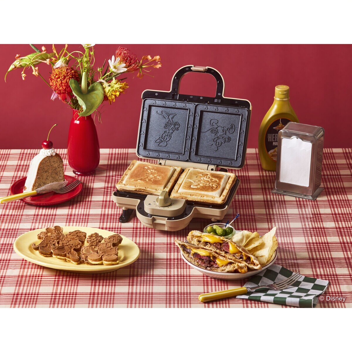 BRUNO DISNEY ホットサンドメーカー ダブル ベージュ BOE136-BE