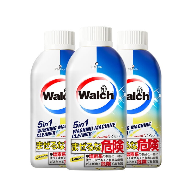 Walch(ウォルシュ)洗濯槽クリーナー (レモン) 3本セット Walch(ウォルシュ)洗濯槽クリーナー (レモン) 3本セット