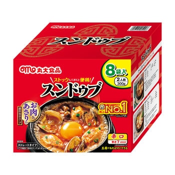 丸大スンドゥブ辛口 300g x 8
