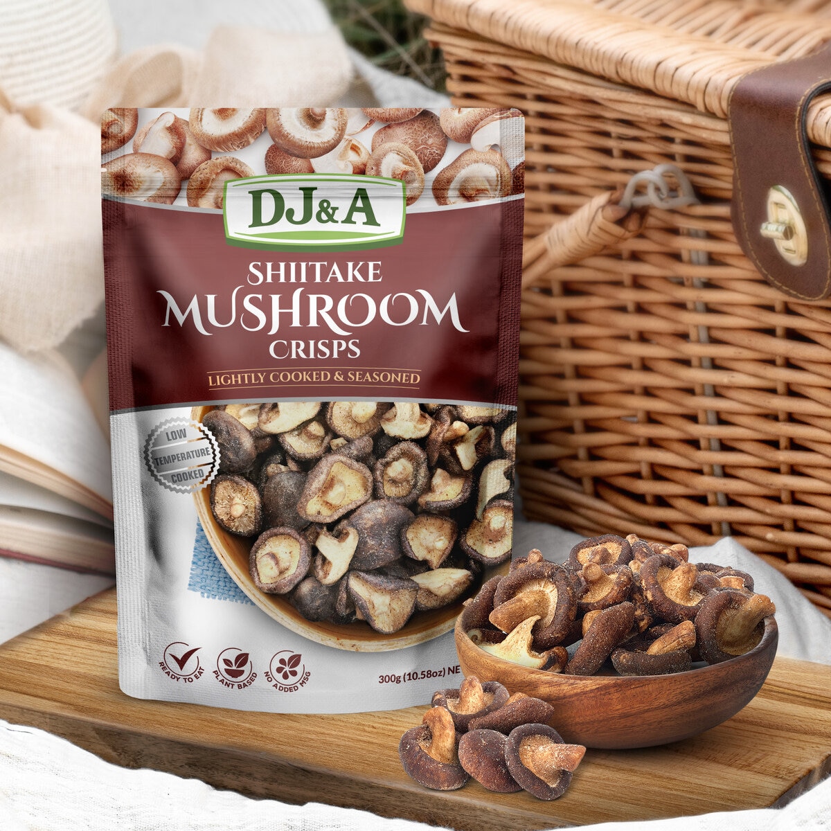 DJ&A シイタケマッシュルームクリスプ 300g DJ&A シイタケマッシュルームクリスプ 300g
