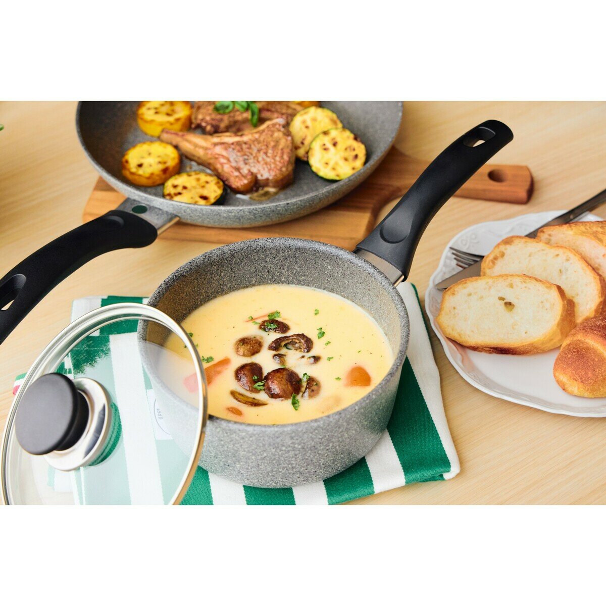 バッラリーニ コルティナ フライパンと片手鍋 バッラリーニ コルティナ フライパンと片手鍋