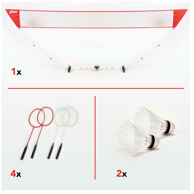 PENN 簡単組立て バドミントンセット