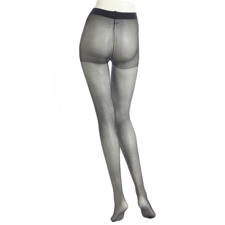 アツギ 着圧ストッキング 7足組 ブラック L/XL