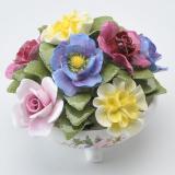 エインズレイ 陶花 ボウル ハワードスプレイ フッテドボウルフラワー