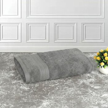 グランデュール バスタオル グレー