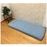 極厚ウレタン冷感長座布団 60x150cm ライトブルー