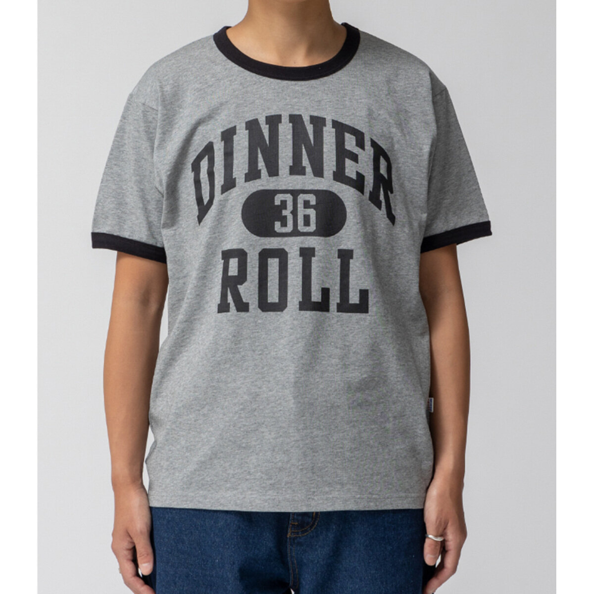 ビームスデザイン レディース リンガー半袖Tシャツ ディナーロール L ビームスデザイン レディース リンガー半袖Tシャツ ディナーロール L