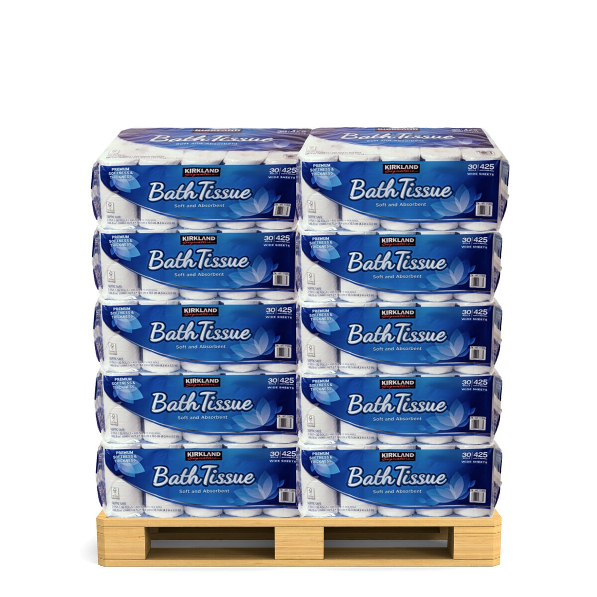 【配送エリア限定】カークランドシグネチャー バスティッシュ 30ロール x 30セット (1パレットあたり）