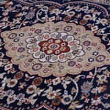 ウィルトン織りマット ベルミラ 50 x 80cm ネイビー