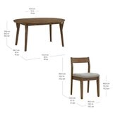 5-Piece Rayven Oval Dining Set