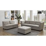 Synergy 布製モジュラーソファー 6ピース