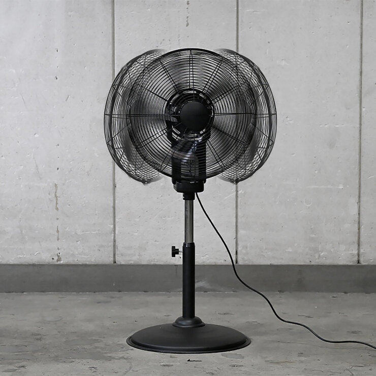 YAMAZEN 3D 45cm DC 扇風機 YDC-3D45BK