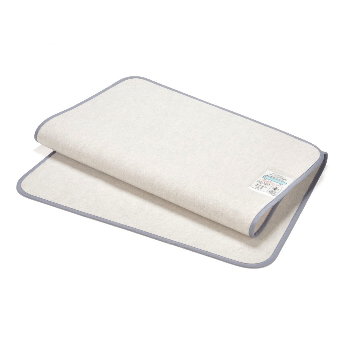 西川 折りたためるドライウェル シングル グレー