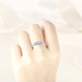 プラチナ 1.20カラット 3石 ダイヤモンド リング
