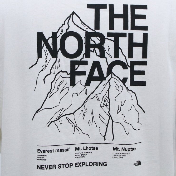 ザ ノースフェイス メンズ エボリューション ハーフ ドーム 半袖 Tシャツ ホワイト XL