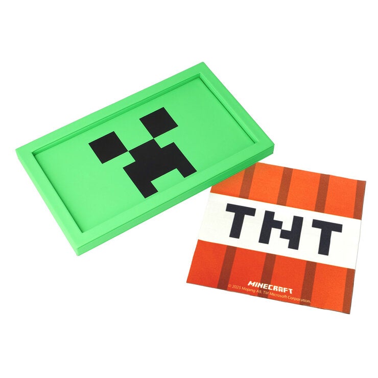 マインクラフト トレイ & メガネ拭き