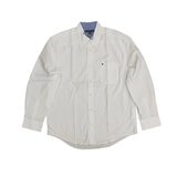 トミーヒルフィガー メンズ 長袖シャツ ホワイト L