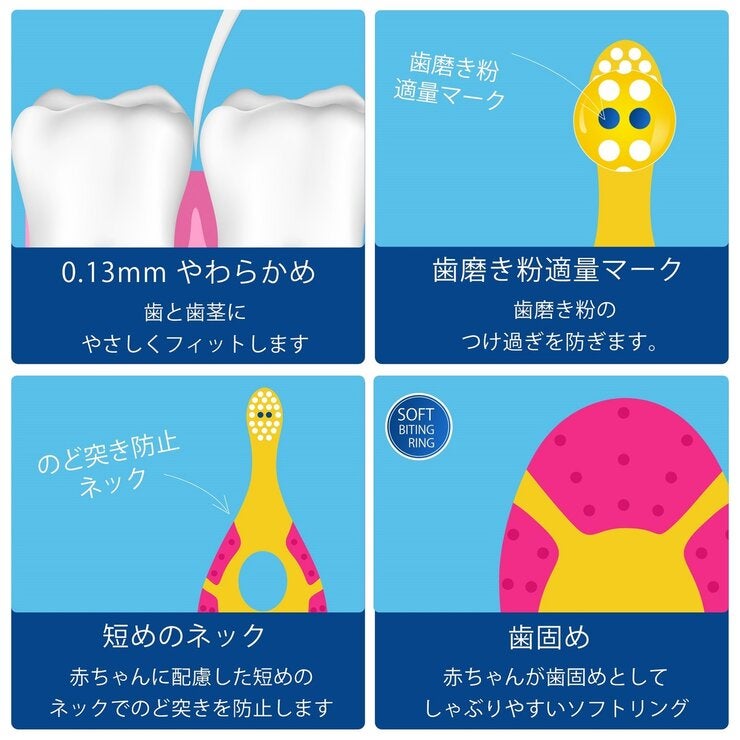ジョーダン Step1 0-2才用 歯ブラシ 8本 ジョーダン Step1 0-2才用 歯ブラシ 8本