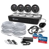 Swann（スワン）エンフォーサー 8CH 12MP NVRセキュリティシステム 2TB バレット型カメラ４台セット SWNVK-890004