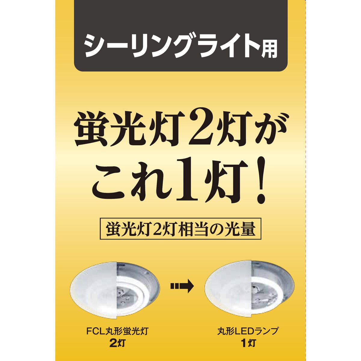 アイリスオーヤマ 丸型LEDランプ 30型+32型 LDCL3030SS