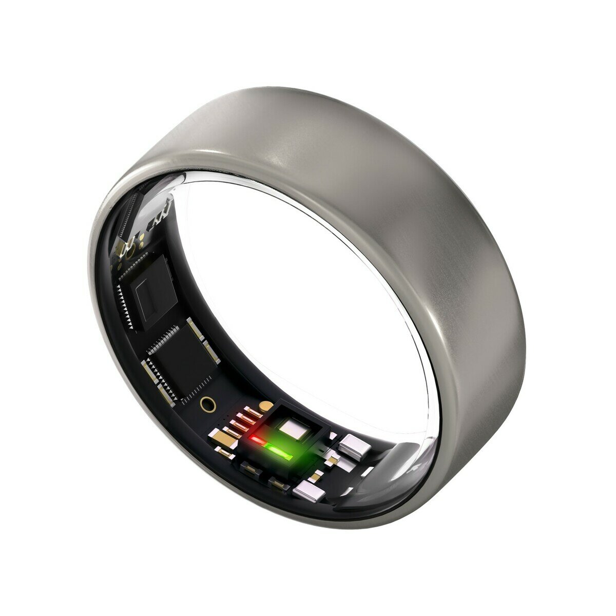 Ultrahuman Ring AIR + 2年間のUltrahuman X Membership付き, Raw Titanium スマートリング