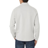 カークランドシグネチャー メンズ 1/2 ジップ トップ ライトグレー S