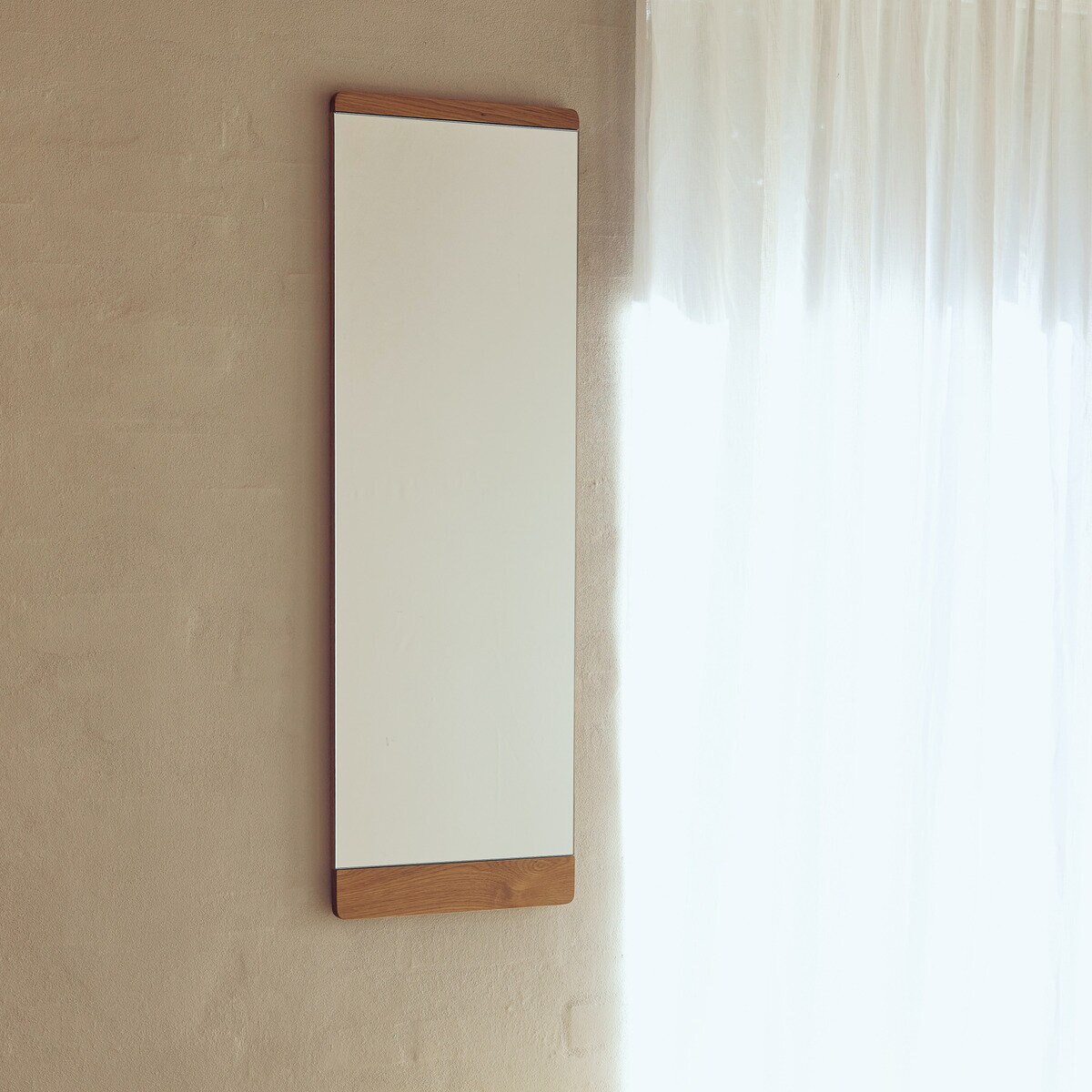 FORM&REFINE リムウォールミラー 35 x 110cm オーク