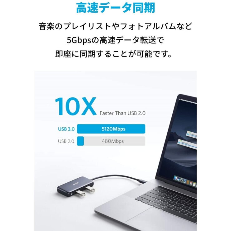 Anker(アンカー)USB-C ハブ Premium 5-IN-1 Anker(アンカー)USB-C ハブ Premium 5-IN-1