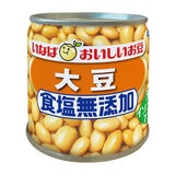 いなば食品 大豆 食塩無添加 100g x 12缶パック