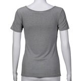 アツギ カップ付Tシャツ 2枚組 グレー/ブラック XL