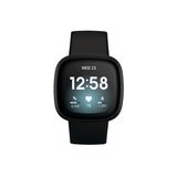 fitbit Versa 3 健康管理スマートウォッチ FB511BKBK-FRCJK ブラック／ブラックアルミニウム