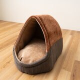 カマクラ型ペットハウス 2個セット ブラウン