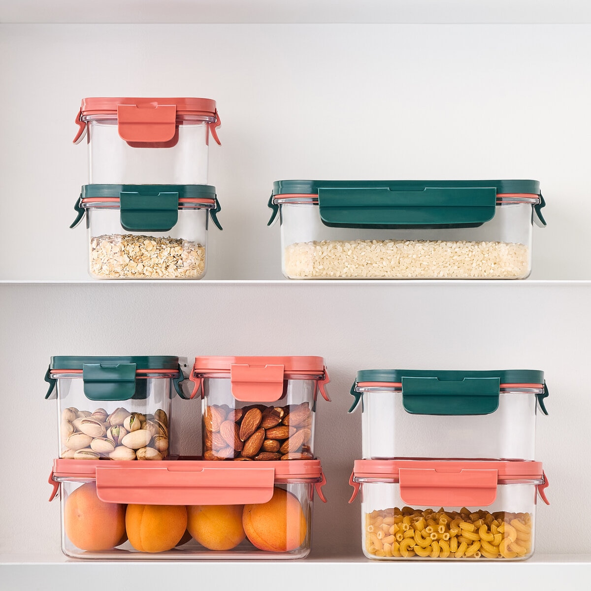 LOCKNLOCK プラスチック保存容器 8個セット